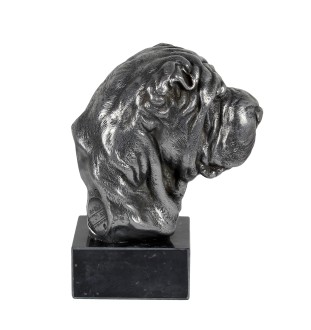 Shar Pei figurki srebrne na kamieniu Art-Dog